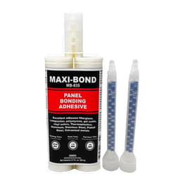 LAUCO Maxi-Bond Panel Bonding Adhesive - Two Part Epoxy Adhesive, Non-Sagging, High Strength, Ideal for Molding Compound Panels, Metal, Fiberglass & More, Application Mixing Nozzles 200ml/6.75 oz (MB-835)