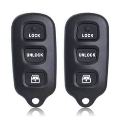 MechanMagic 2PCS Key Fob Remote Replacement Fits for Toyota 4Runner 1999 2000 2001 2002 2003 2004 2005 2006 2007-2009/Sequoia 2001-2007 HYQ12BBX Keyless Entry Remote Control HYQ12BAN/HYQ1512Y