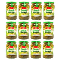Hengstenberg Crunchy Gherkins, 24.3 Ounce (Pack of 12)