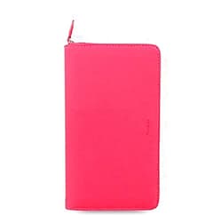 Filofax Saffiano Personal Compact Zip Organizer Peony