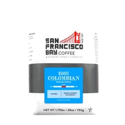 San Francisco Bay Ground Coffee - 100% Colombian (28oz Bag), Medium Roast