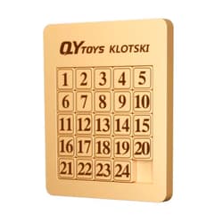 Cuberspeed 24 Klotski Puzzle Slide Number Puzzle Puzzle magnetized Brain Teasers Toy Tangram Jigsaw Intelligence