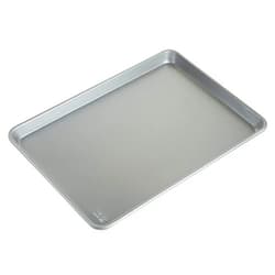 Chicago Metallic Commercial II Traditional Uncoated 16-3/4 by 12-Inch Jelly-Roll Pan, Perfect for making jelly rolls, cookies, pastries, pizza, one-pan meals, and more, Set of 2