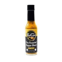 Fresco Sauce Fire Roasted Pepper Blend Hot Sauce by Fresco Sauce - Jalapeno & Serrano Peppers - Flavorful - All Natural- Vegan - Vinegar Free - Gluten Free - 5 fl oz