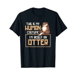 Cute Animal Otter Marten Funny Otter Costume Gift Otter T-Shirt