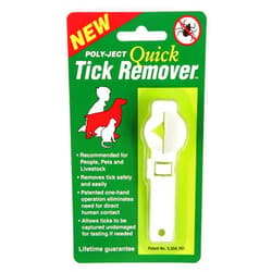 Poly-Ject Quick Tick Remover Tool Used for Tick Removal (Humans, Dogs, Cats, Animals)