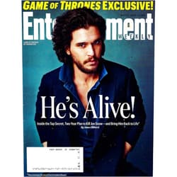 By Entertainment WEEKLY Magazine (Author) Entertainment WEEKLY Magazine (May 13, 2016) GAME OF THRONES KIT HARRINGTON Cover