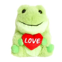 Aurora® Lovely Rolly Pet™ Love Frog™ Stuffed Animal - Adorable Companions - On-The-Go Fun - Green 5 Inches