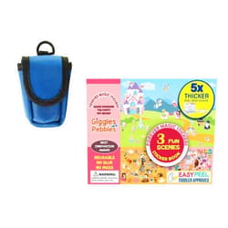 Zacurate Pulse Oximeter Carrying Case & Giggles and Pebbles Magic Sticker Book Bundle