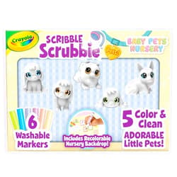 Crayola Scribble Scrubbie Baby Pets Nursery, Baby Animal Toys for Toddlers & Kids, Gift for Girls & Boys, Ages 3, 4, 5