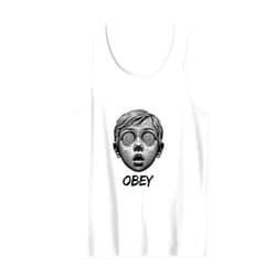 Visit The Funny AF Obey Novelty Humor Sarcastic Funny Tank Top