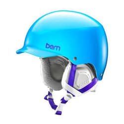 Bern 2016/17 Women's Team Muse EPS Winter Snow Helmet w/Knit Liner (Satin Ocean Blue, Small)