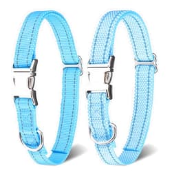 ESGPET Dog Collar Strap, 2 Pack Reflective Replacement Strap for Shock Collar, Compatible with Nearly All Brands and Models of Electric Collars (Blue)