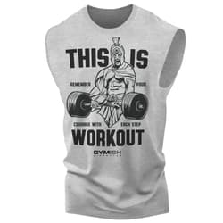 Gymish Lifestyle Spartan Warrior Workout Gym Shirt, Lifting Tshirt for Gym Goers