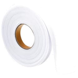 Jetec 1/2 Inch Double Fold Bias Tape Bias Binding Wide Fold Cotton Tape for Sewing Seaming Hemming Piping Quilting Projects (White,10 Yards)