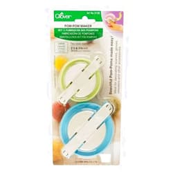 Clover Large Pom-Pom Maker (2-1/2in x 3-3/8in) 2/pkg