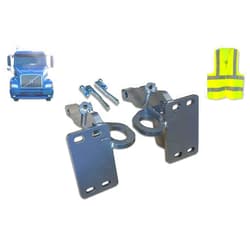 KOZAK Bumper Deer Moose Brush Guard Brackets Mounting Hardware Set Compatible with EX-Guard Volvo VNL 1999-2003 - Plus Vest