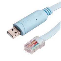 Directly Distributed Cisco Compatible Console Cable, 6ft, FTDI USB to RJ45 / Windows 7, 8 / Vista/MAC/Linux / RS232 Switch Router (Type-A)