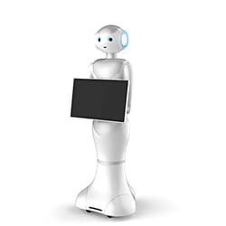 Aoborobot Multifunction Service Robot Humanoid Assistant Intelligent Reception Robot (White)