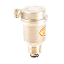 Plplaaoo Brass Automatic Air Vent Valve High Temperature Proof Proof Reliably Sealing for Solar Water Heater Pressure Relief HVAC System DN15 G1/2 Size 7cm Length