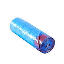 Newrys 1 Roll Bin Garbage Bags Trash Bags, Disposable Large Garbage Bag Home Drawstring Trash Rubbish Pouch for Kitchen, Bathroom, Ofﬁce Blue 45 * 50cm