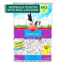 Kaytee Clean & Cozy Lavender Bedding For Pet Guinea Pigs, Rabbits, Hamsters, Gerbils, and Chinchillas, 49.2 Liters