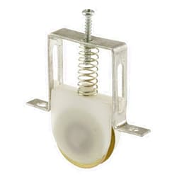 Slide-Co 11658 1 In. Nylon Spring-Loaded Rollers for Sliding Screen Doors, Columbia (2 Pack)