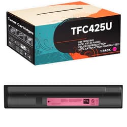 LVVS TFC425U Toner Cartridges Compatible for Toshiba E Studio 3025AC 3525AC 3525ACG 4525AC 5525AC 6525AC Printers, with Chip, High Yield 7000 Pages, Vivid Colors (Magenta)