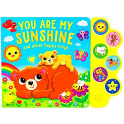 By Emily Emerson (Illustrator) You Are My Sunshine, and Other Happy Songs - Sing Along to the Song Book - Perfect for Toddlers and Children, Ages 2 and Up - 6-Button Board Book with Sound