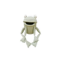 Lorena Canals | Decorative Storage Basket Fred the Frog. For Nurseries and Playrooms. Handmade in Natural Fibers, Non-toxic Dyes, Ø 9