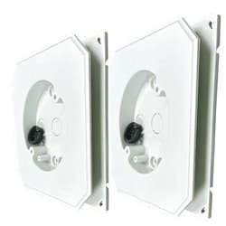 iMBAPrice 8141F-2 (2-Pack) Non- Metallic Siding Mounting Block with Built-in Electrical Box