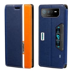 Shantime for Asus ROG Phone 6 Pro Case, Fashion Multicolor Magnetic Closure Leather Flip Case Cover with Card Holder for Asus ROG Phone 6 Pro (6.78”)