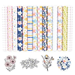 Tintnut Boho Permanent Adhesive Vinyl-12 Sheets 12