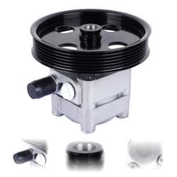 Podofo Power Steering Pump with Pulley for Volvo 1999-2004 C70 S60 S70 S80 V70 XC70 Automotive Replacement Power Steering Pump Replace AA121-5283 36P0521 30-5496 FENSP15628 78-8217