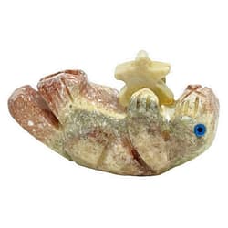 Nelson Creations, LLC 1.5 Inch Sea Otter Hand-Carved Soapstone Animal Totem Figurine