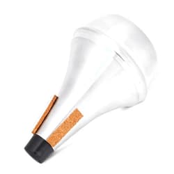 EMUKOEP Denis Wick Bb Straight Trumpet Mute Practice Mute 16×9×10 Aluminum Alloy Cork Strips Practice Trumpet Mute Brasses Musical Instrument Part Accessory