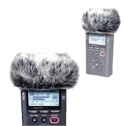 YOUSHARES DR40X Windscreen Muff for Tascam DR-40X DR-40 Portable Recorders, DR40 Mic Deadcat Windshield Windscreen Artificial Fur Wind Screen