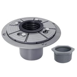 Neodrain 2-Inch PVC Sub Drain, Shower Drain Base, No Hub Shower Drain Base with Rubber Gasket for 2 inch Linear & Square Drain Installation