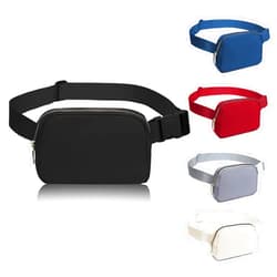 MISS LULU Unisex Mini Belt Bag with Adjustable Strap Small Waist Pouch for Workout Running Traveling Hiking