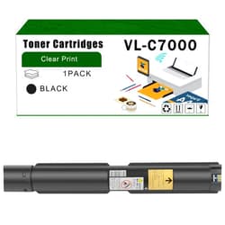 LECUU VL-C7000 Toner Cartridges Compatible for Xerox VersaLink C7000DN C7000N Printers, High Yield 11000 Pages Bright Clear Colors (Black)