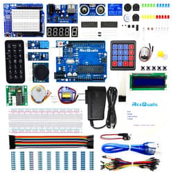 REXQualis Super Starter Kit Based on Arduino UNO R3 with Tutorial and Controller Board Compatible with Arduino IDE