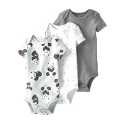 little planet by carter's unisex-baby 3-pack Short Sleeve Bodysuits Made With Organic Cotton