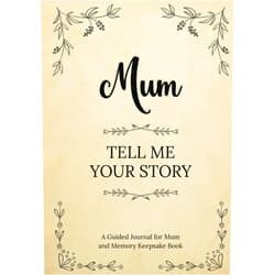 By Lise Collin (Author) Mum Tell Me Your Story: A Guided Journal for Mum and Memory Keepsake Book