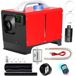 VEVOR Diesel Air Heater Combo, 8KW 12V Unit, Quick Warm-up, Includes Black LCD & Remote for Easy Control in RVs, Trucks, Boats, Buses, Trailers & Motorhomes