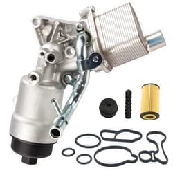 BLCYANUE Engine Oil Cooler Filter Housing Compatile with Buick Encore 2013-2021,for Chevrolet Cruze 2011-2015,Cruze Limited 2016,Sonic 2012-2020,Trax 2013-2021 1.4L Turbo 55566784