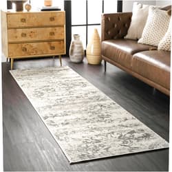 nuLOOM Freja Faded Floral Runner Rug, 2' 6