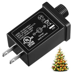 Feekoon 1 Pack Class 2 LED Power Supply 29V 13W LED Transformer, Waterproof IP44 US Plug Adapter, Seasonal Use LED Driver, Low Voltage for Christmas Tree Lighting, Holiday String Light Outdoor