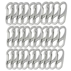 Bytiyar Small Carabiner Clips 1.25 inch/1.85 inch Snap Hooks with Fixed Eye Spring Gate Keychain Parocord Rope Clasps Accessories