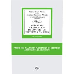 Spanish Edition by Helena Soleto (Author, Editor), Emiliano Carretero Morales (Author), Ramón Alzate Sáez de Heredia (Author), María Avilés (Author), Thelma Butts Grigss (Author), Raquel Castillejo Manzanares (Author), Loredana Di Stefano (Author), Yolanda Esteban Soto (Author), Paulino Fajardo Martos (Author), Mª Dolores Fernández Fustes (Author), Jacqueline N. Font-Guzmán (Author), Silvina Funes Lapponi (Author), Guillermo García Cubero (Author), Román Gil de Alburquerque (Author), Esther González Pillado (Author), Raquel López Jiménez (Author), Mayte Méndez Valdivia (Author), Cristina Merino Ortiz (Author), Víctor Moreno Catena (Author), María Orfanou (Author), Milagros Otero Parga (Author), Vicente Pérez Daudí (Author), Diana Perulero (Author), Carlos Romera Antón (Author), Damián Saint-Mezard Opezzo (Author), Alberto Saiz Garitaonandia (Author), Milagros Sanz Parrilla (Author), Carlos Villagrasa Alcaide (Author), Isabel Viola Demestre (Author), Rocío Zafra Espinosa de los Monteros (Author) & 28 more Format: Kindle Edition Mediación y resolución de conflictos: Técnicas y ámbitos: Tercera edición (Derecho - Biblioteca Universitaria de Editorial Tecnos) (Spanish Edition)