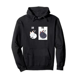 Pyjama, Schlafanzug, Langschläfer Geschenke witzig Langschläfer Design Morgenmuffel Slogan Sleep Outfit AM PM Pullover Hoodie